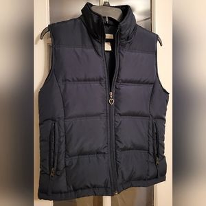 Maurices Navy Puffer Vest, size large